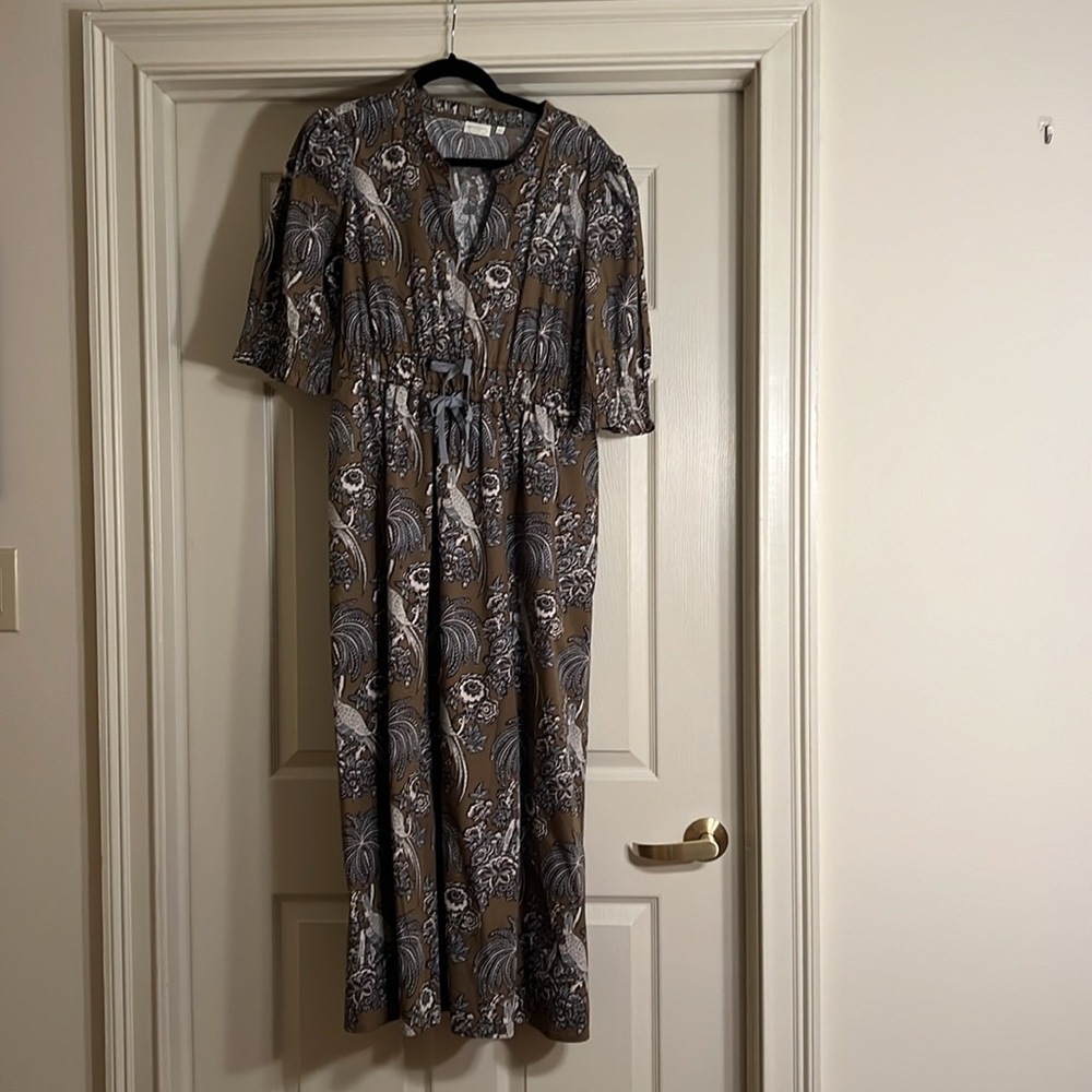 NWT - Spartina 449 - Tatum Midi dress maritime forest palms - size XL